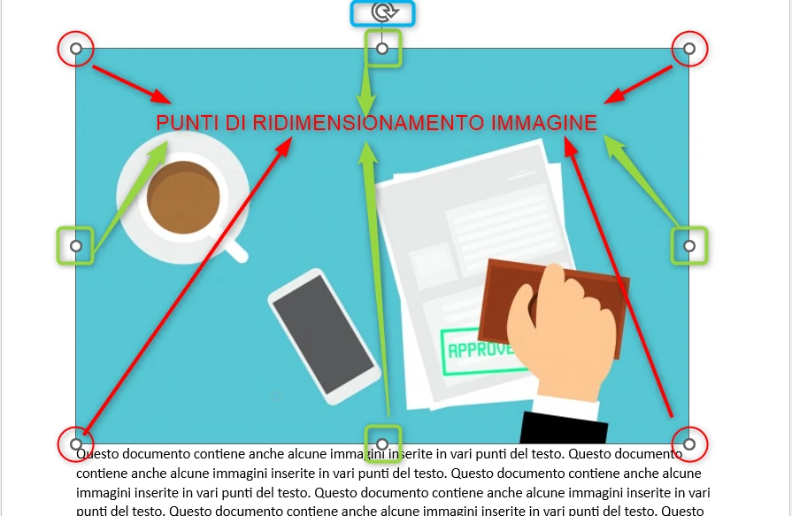 Punti ridimensionamento